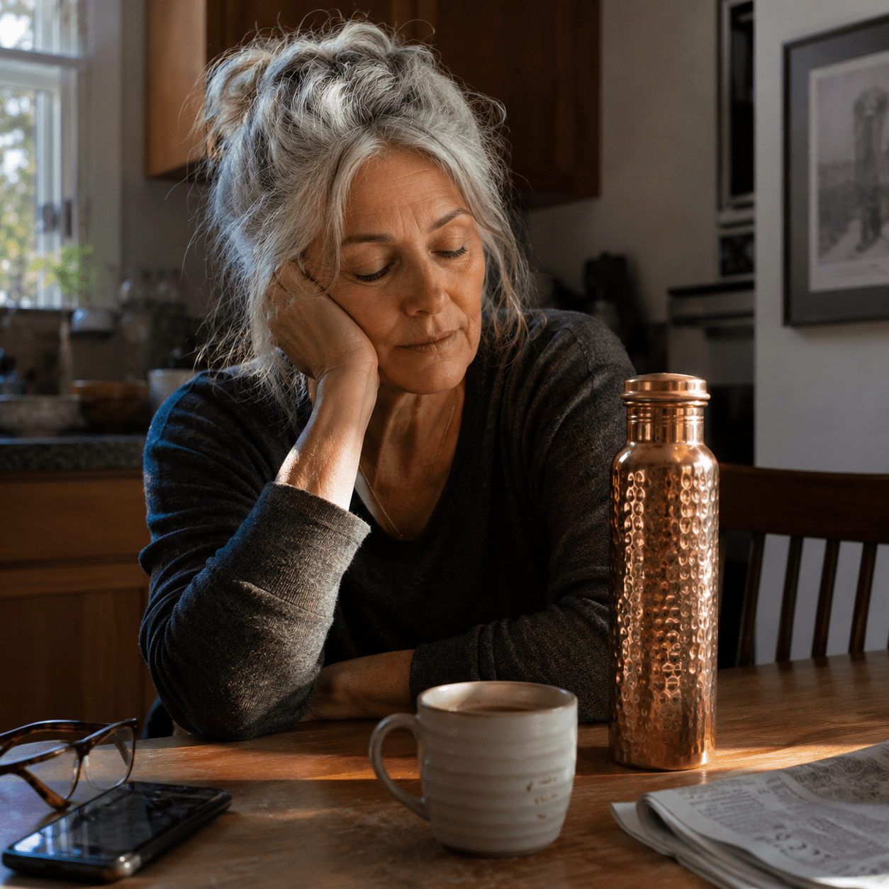 The tiredness you've stopped mentioning, because nothing helps