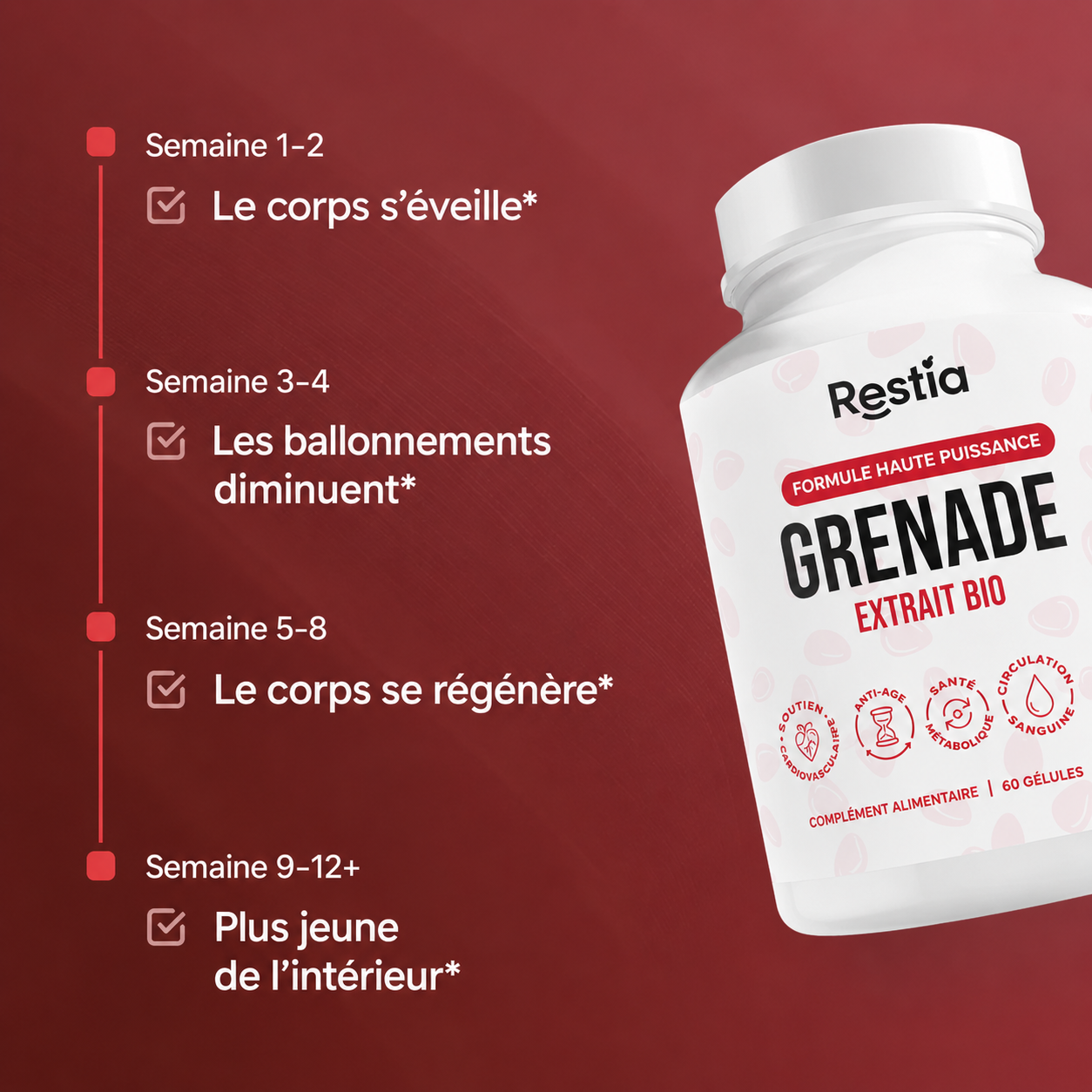 Organic Pomegranate Extract Capsules
