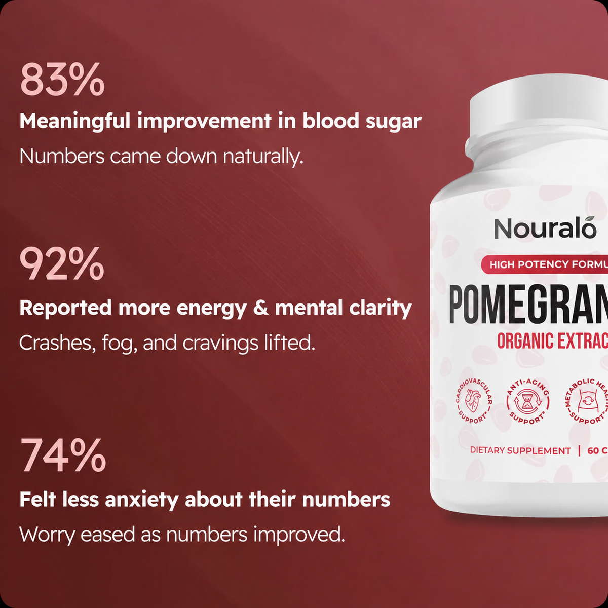 Organic Pomegranate Extract Capsules – Blood Sugar & Energy Support