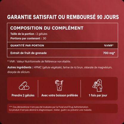 Organic Pomegranate Extract Capsules